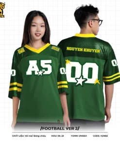 Áo lớp Football Ver 2 - Xanh lá
